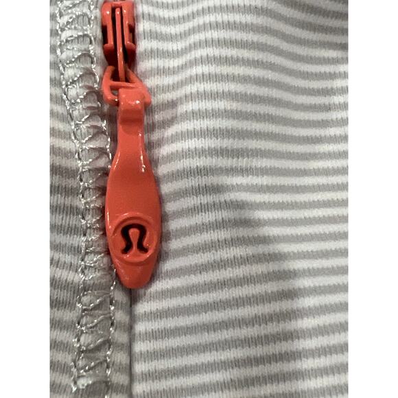 Lululemon Race With Grace 1/2 Zip Size 6 White Silver Spoon, Slim Fit Sale!!! - Picture 7 of 15